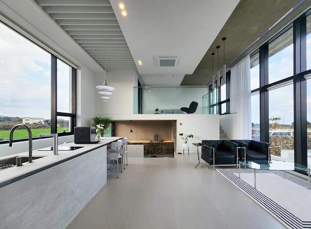 Window Lounge Poolvilla Jeju
